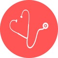 Stethoscope icon in trendy flat style. Stethoscope icon page symbol for your web site design Stethoscope icon logo, app, UI. Steth Royalty Free Stock Photo