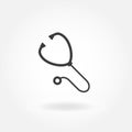 Stethoscope icon. Stethoscope Vector.