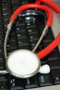 Stethoscope on Keyboard