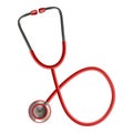 Stethoscope Medical, Stethoscope Equipment, Medicine Stethoscope Isolated On A White Background. Realistic Vector