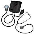 The stethoscope and pressure gauge device