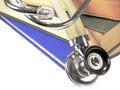 Stethoscope on Reference Books Royalty Free Stock Photo