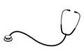 Stethoscope Vector Icon Royalty Free Stock Photo