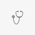 Stethoscope vector icon