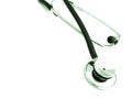 Stethoscope on white - 4 Royalty Free Stock Photo