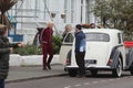 Steve Coogan filming in Llandudno North Wales