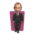 Caricature of Steve Jobs, Vector Potrait