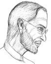 Steve Jobs Pencil Sketch