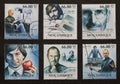 Steve Jobs portraits on series of stamps