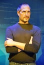 Steve Jobs wax statue at Madame Tussauds Wax Museum at ICON Park in Orlando, Florida Royalty Free Stock Photo