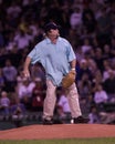 Steven Stills throws out the first pitch.