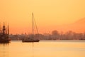 Steveston Harbor Dawn Sailboat