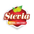 Stevia natural Sweetener sign label