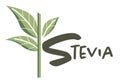 Stevia sweetener, organic substitute of sugar Royalty Free Stock Photo