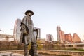 Stevie Ray Vaughan Statue, Austin Royalty Free Stock Photo