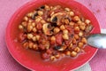 Stew of chick peas Royalty Free Stock Photo
