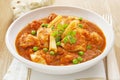 Stew Chicken Casserole with Peas Royalty Free Stock Photo