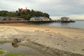 Stewart Island, New Zealand. The beach and pier of Oban township Royalty Free Stock Photo