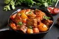 Stewed beef and vegetables