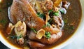 Stewed pork knuckle Royalty Free Stock Photo