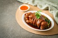 Stewed Pork Knuckle or Stewed Pork Leg Royalty Free Stock Photo