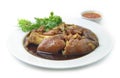 Stewed Pork Leg in Sweet Brown Soup Asian Food Royalty Free Stock Photo