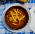 Stewed tripe (Callos) with potatoes