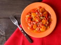 Stewed vegetables Royalty Free Stock Photo