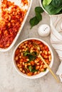 Stewed white beans