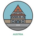 Steyr. Cities and towns in Austria