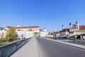 Steyr panorama with St. Michael& x27;s Church