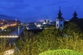 Steyr panorama with St. Michael's Church