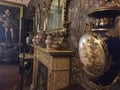 The Stibbert Museum in Florence has 57 rooms that exhibit all of his collections from around the world Royalty Free Stock Photo