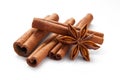 Stick cinnamon and star anise