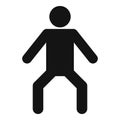 Stick figure stickman icon pictogram simple