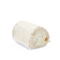 Stick of a goat cheese isolated Royalty Free Stock Photo