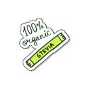 Stick stevia doodle icon