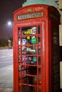 Sticker Art: Decorating London\'s Classic Telephone Box