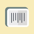 Sticker Barcode. suitable for Business symbol. simple design editable. design template vector. simple symbol illustration Royalty Free Stock Photo