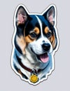 Sticker Cute Beagle