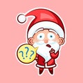 Santa Claus Sticker emoji emoticon