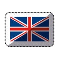 sticker flag united kingdom classic british icon