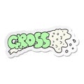 sticker of a gross cartoon