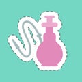 Sticker Hookah - Line Cut - Simple illustration