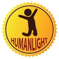 Sticker HumanLight Royalty Free Stock Photo