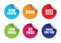 Sticker label price