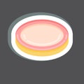 Sticker Lens Filter. related to Photography symbol. simple design editable. simple illustration