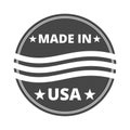 Sticker - Made in USA - Vector illustration