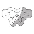 sticker silhouette satin center ribbon and bow wrapping