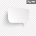 sticker speech bubbles with shadow Royalty Free Stock Photo